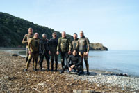 pescatori in apnea